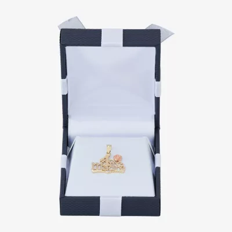 St. Jude Womens 14K Two Tone Gold Pendant
