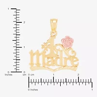 St. Jude Womens 14K Two Tone Gold Pendant