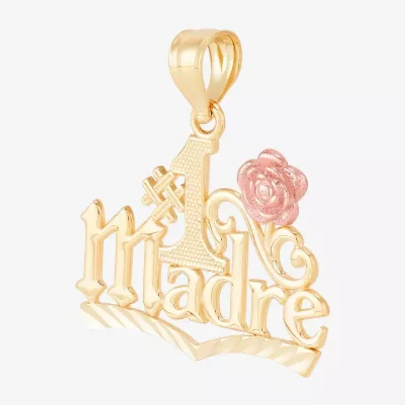 St. Jude Womens 14K Two Tone Gold Pendant