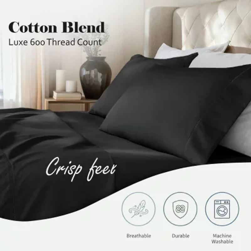 SUPERIOR® Pandora Lustrous Sateen Weave 600tc Sheet Set