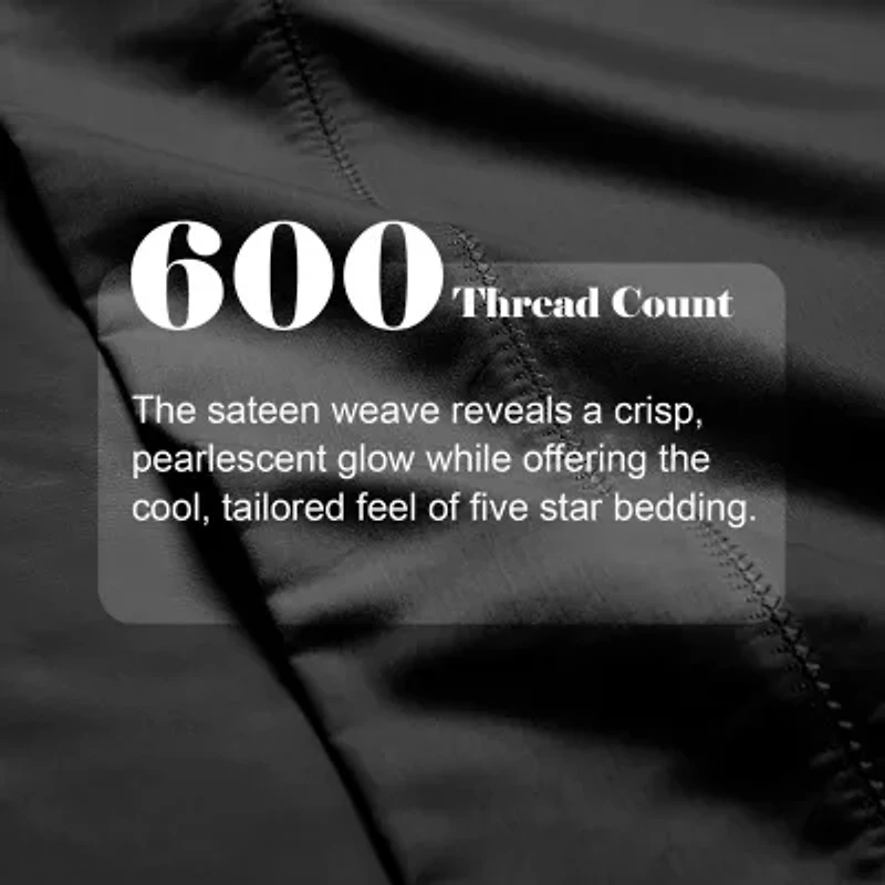 SUPERIOR® Pandora Lustrous Sateen Weave 600tc Sheet Set