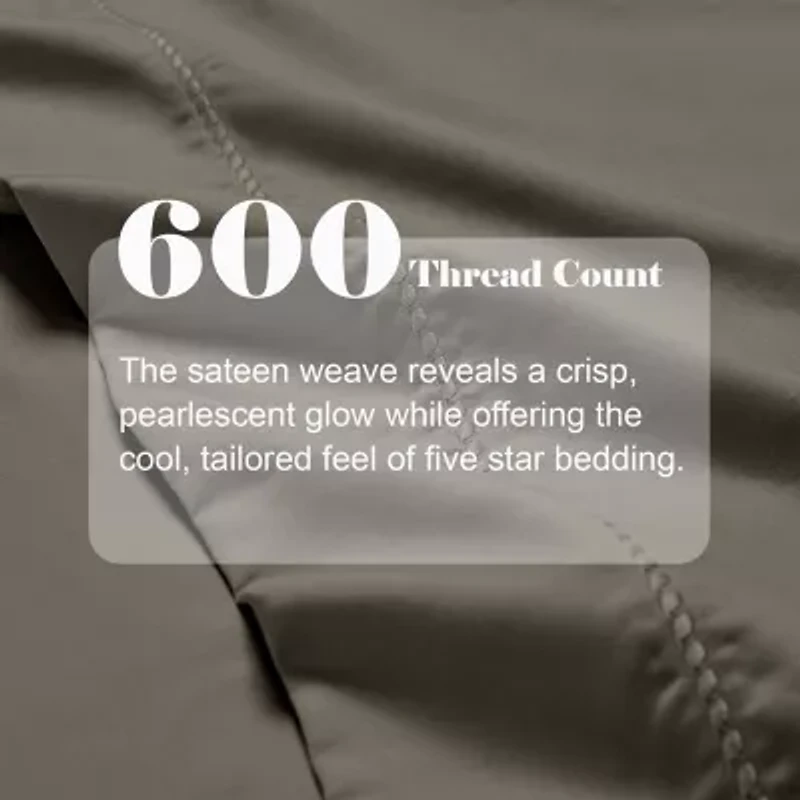 SUPERIOR® Imperia Dash Stitch 600tc Sheet Set