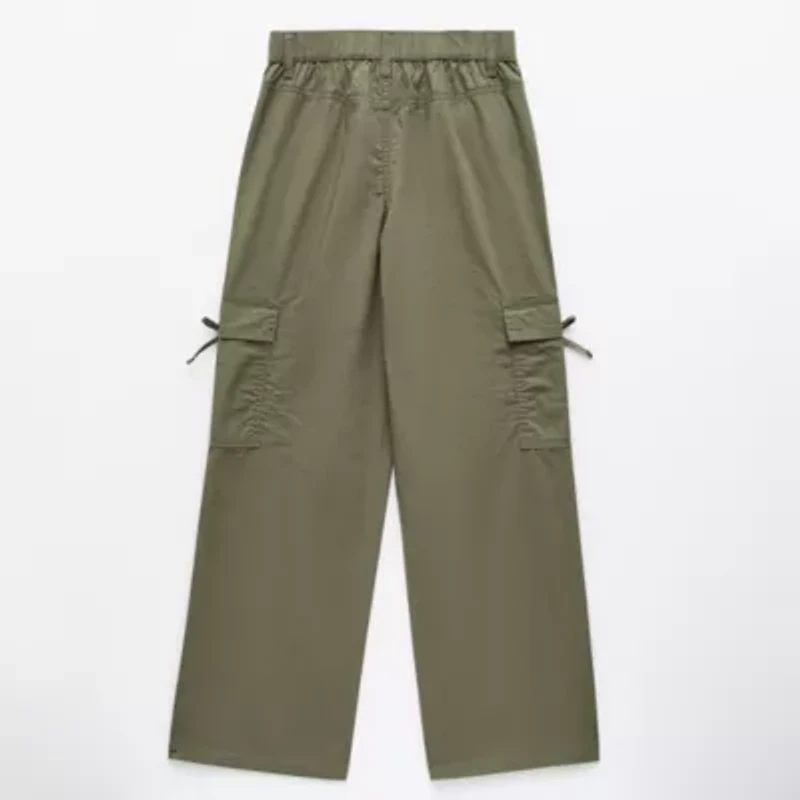 Vanilla Star Big Kid Girls Wide Leg Cargo Pant