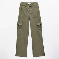 Vanilla Star Big Kid Girls Wide Leg Cargo Pant