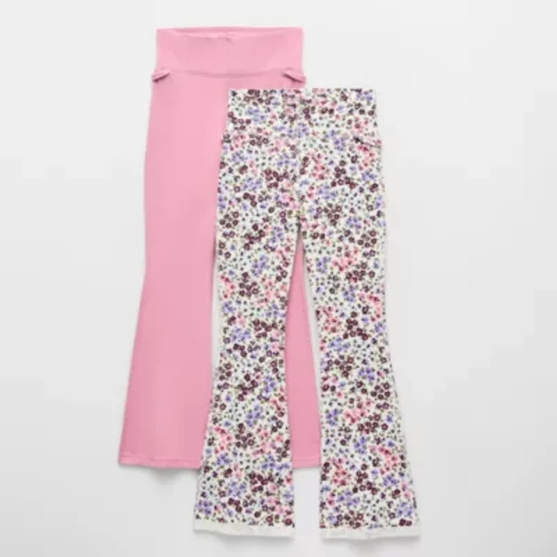 Thereabouts Little & Big Kid Girls Seated Wear 26" Flare 2-pc. Full Length Leggings