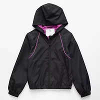 Xersion Little & Big Kid Girls Lightweight Windbreaker