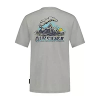 Quiksilver Big Kid Boys Crew Neck Short Sleeve Regular Fit Graphic T-Shirt