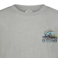 Quiksilver Big Kid Boys Crew Neck Short Sleeve Regular Fit Graphic T-Shirt