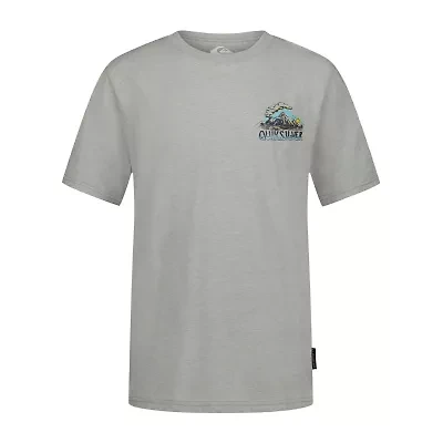 Quiksilver Big Kid Boys Crew Neck Short Sleeve Regular Fit Graphic T-Shirt