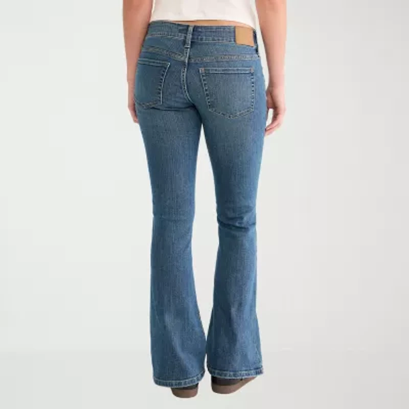 AEROPOSTALE Womens Juniors Low Rise Flare Leg Jean
