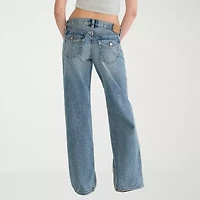 AEROPOSTALE Womens Juniors Low Rise Baggy Fit Jean