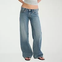 AEROPOSTALE Womens Juniors Low Rise Baggy Fit Jean