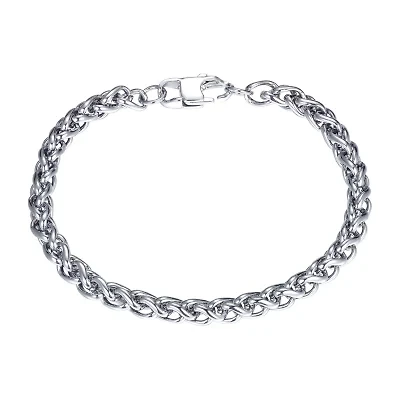 J.P. Army Men's Jewelry Stainless Steel 8 1/2 Inch Wheat Chain Bracelet