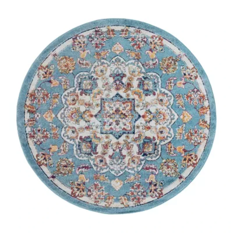 Alexandria 1 Medallion Indoor Rectangular Accent Rug