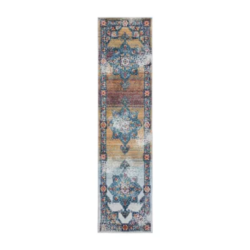 Alexandria 2 Bordered Indoor Rectangular Runner