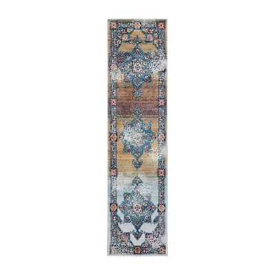 Alexandria 2 Bordered Indoor Rectangular Runner