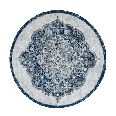 Alexandria 5 Medallion Indoor Round Area Rug