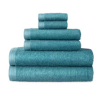 Home Expressions Solid 6-pc. Bath Towel Set