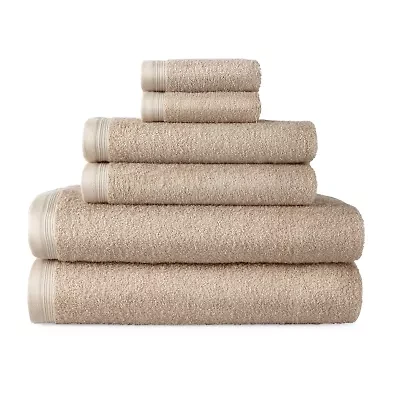Home Expressions Solid 6-pc. Bath Towel Set