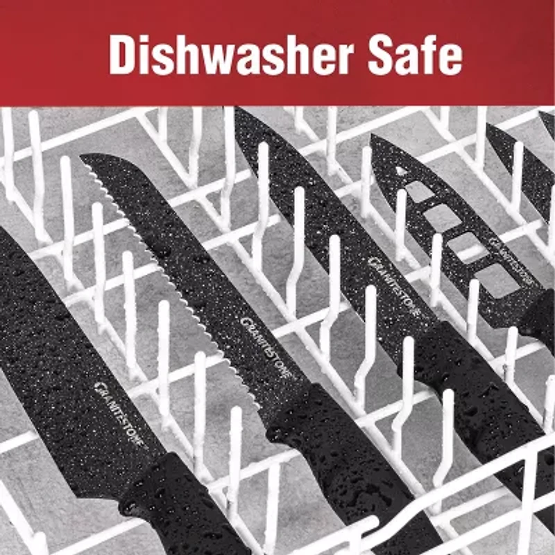 Granitestone Nutriblade 6-pc. Easy Grip Handle Knife Set