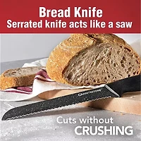 Granitestone Nutriblade 6-pc. Easy Grip Handle Knife Set