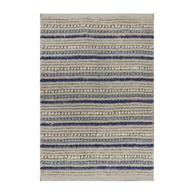 Riviera Home Jute Stripe Rectangular Accent Indoor Rugs
