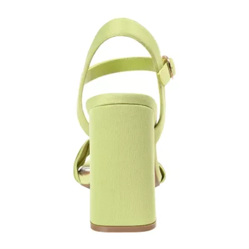 Journee Collection Skiler Womens Open Toe Block Heel Pumps