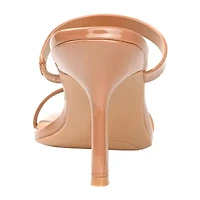 Journee Collection Brie Womens Open Toe Stiletto Heel Pumps