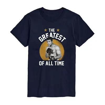 Muhammad Ali Mens Crew Neck Short Sleeve Classic Fit Graphic T-Shirt