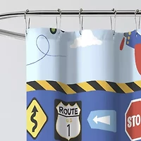 CHF Trains And Trucks Shower Curtain