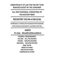 Sweet Home Collection™ Embossed Checkered Bed A Bag All Season Complete Set