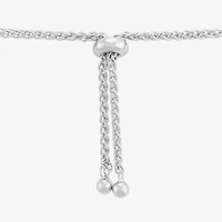Limited Quantities! Womens 1/ CT. T.W. Natural White Diamond Sterling Silver Bolo Bracelet