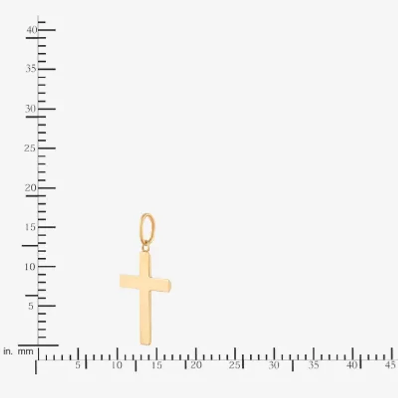 Unisex Adult 14K Gold Cross Pendant