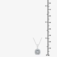 Womens CT. T.W. Lab Grown White Diamond Sterling Silver Cushion 2-pc. Jewelry Set