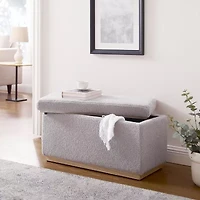 Berlinda Sherpa Rectangular Storage Ottoman