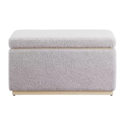Berlinda Sherpa Rectangular Storage Ottoman