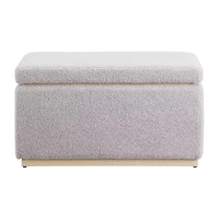 Berlinda Sherpa Rectangular Storage Ottoman