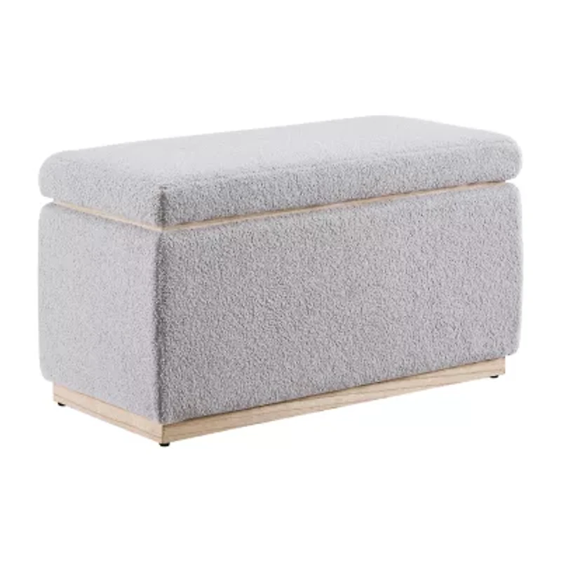 Berlinda Sherpa Rectangular Storage Ottoman