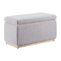 Berlinda Sherpa Rectangular Storage Ottoman