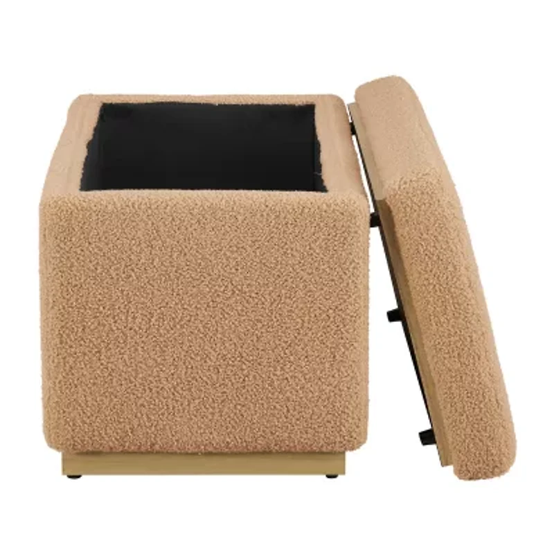 Berlinda Sherpa Rectangular Storage Ottoman