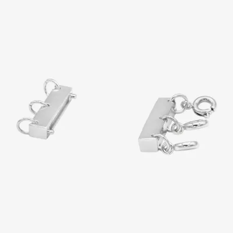 Silver Reflections Pure Silver Over Brass Necklace Clasp