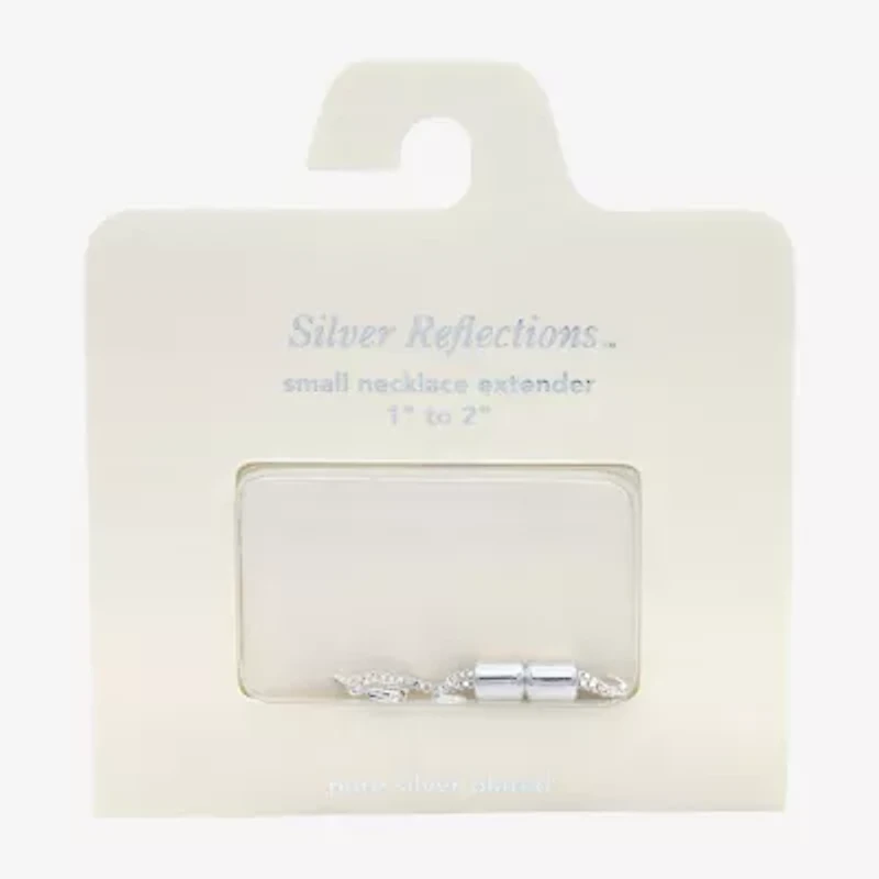 Silver Reflections Womens Pure Silver Over Brass Necklace Extender