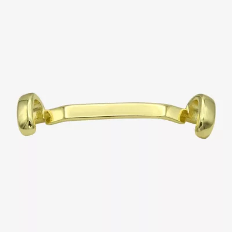 Silver Reflections Womens 14K Gold Over Brass Ring Guard