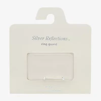 Silver Reflections Womens Pure Silver Over Brass Ring Guard