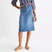 St. John's Bay Womens Tall A-Line Skirt