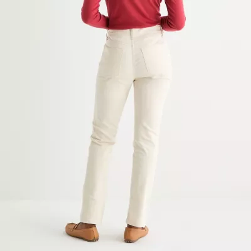 St. John's Bay Womens Straight Leg Tall Jean