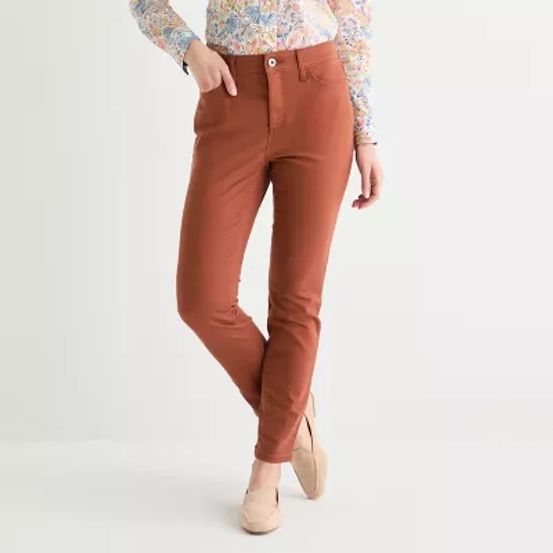 St. John's Bay Womens Skinny Fit Tall Jean