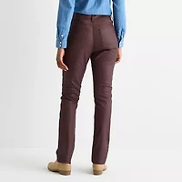 St. John's Bay Tall Womens Mid Rise Straight Leg Jean