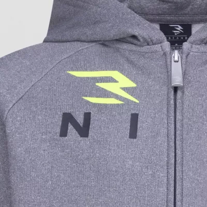 Nike 3BRAND by Russell Wilson Big Kid Boys Long Sleeve Fleece Zipper Active Hoodie