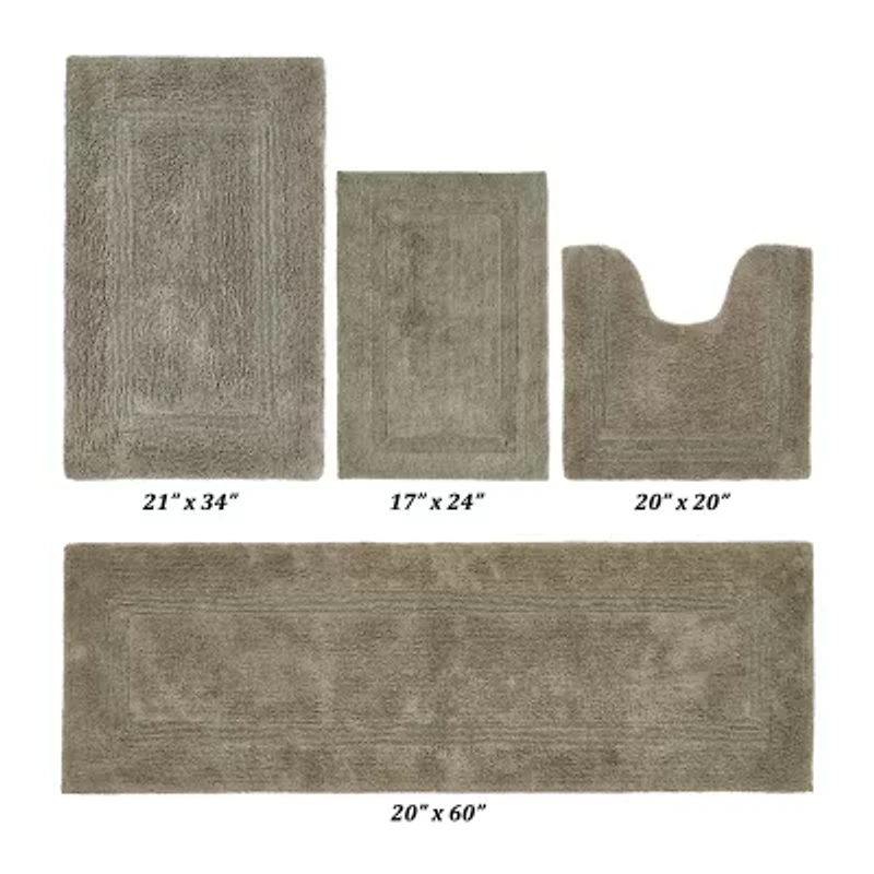 Better Trends Lux Tufted Mat 4-pc. Bath Rug Set